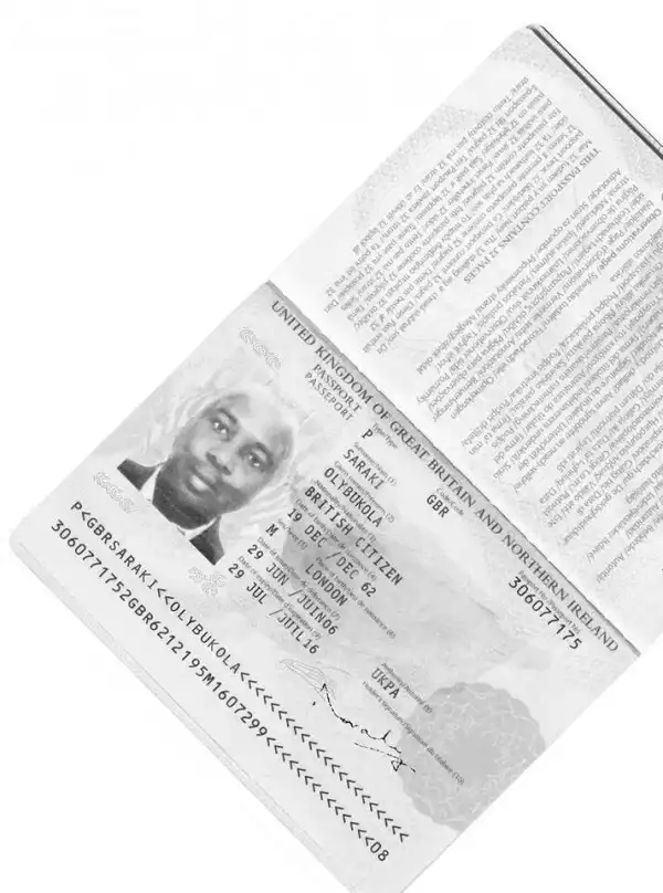 The Senate President “Bukola Saraki” Is Not Even A Nigerian Citizen – Sahara Reporters [See Photo]